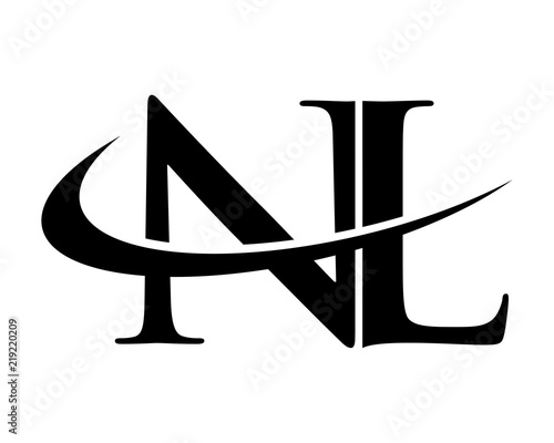 initial typography alphabet font typeset logotype image vector icon