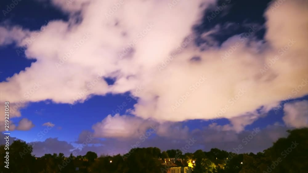 Clouds on a Night Sky Time Lapse Clouds on a Night Sky Time Lapse