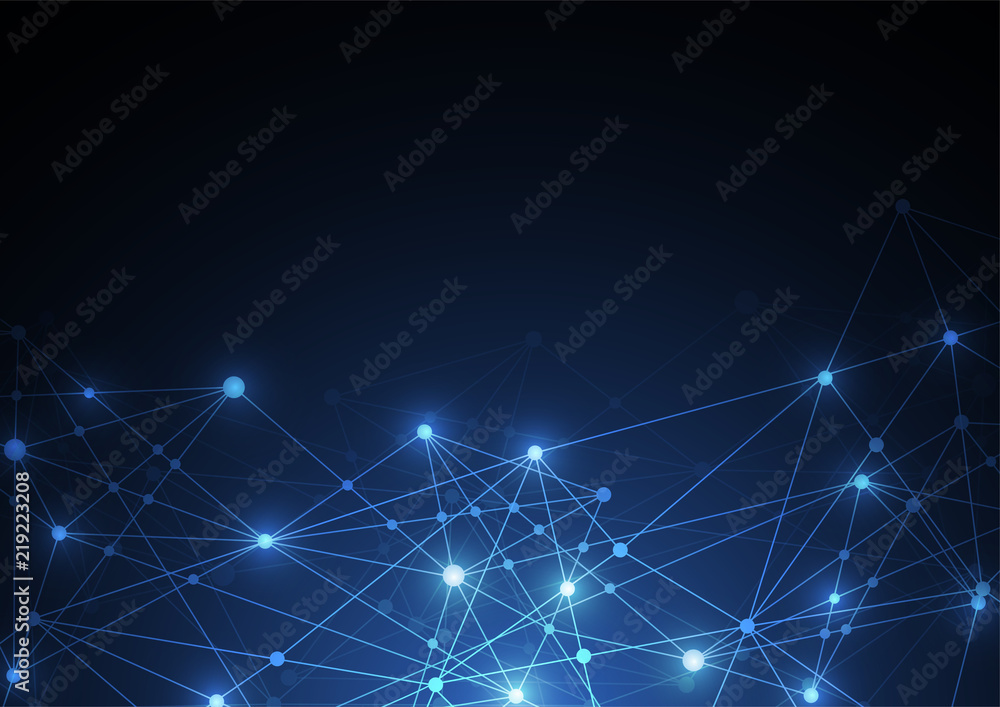 Internet connection, abstract sense of science and technology graphic design. Internet connection, abstract sense of science and technology graphic design.