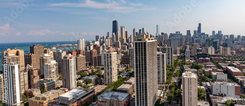 Chicago Skyline - looking down N. LaSalle Drive