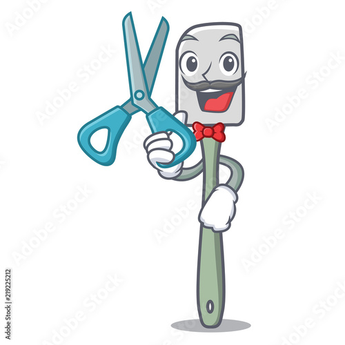 Barber silicone spatula for cooking character cartoon