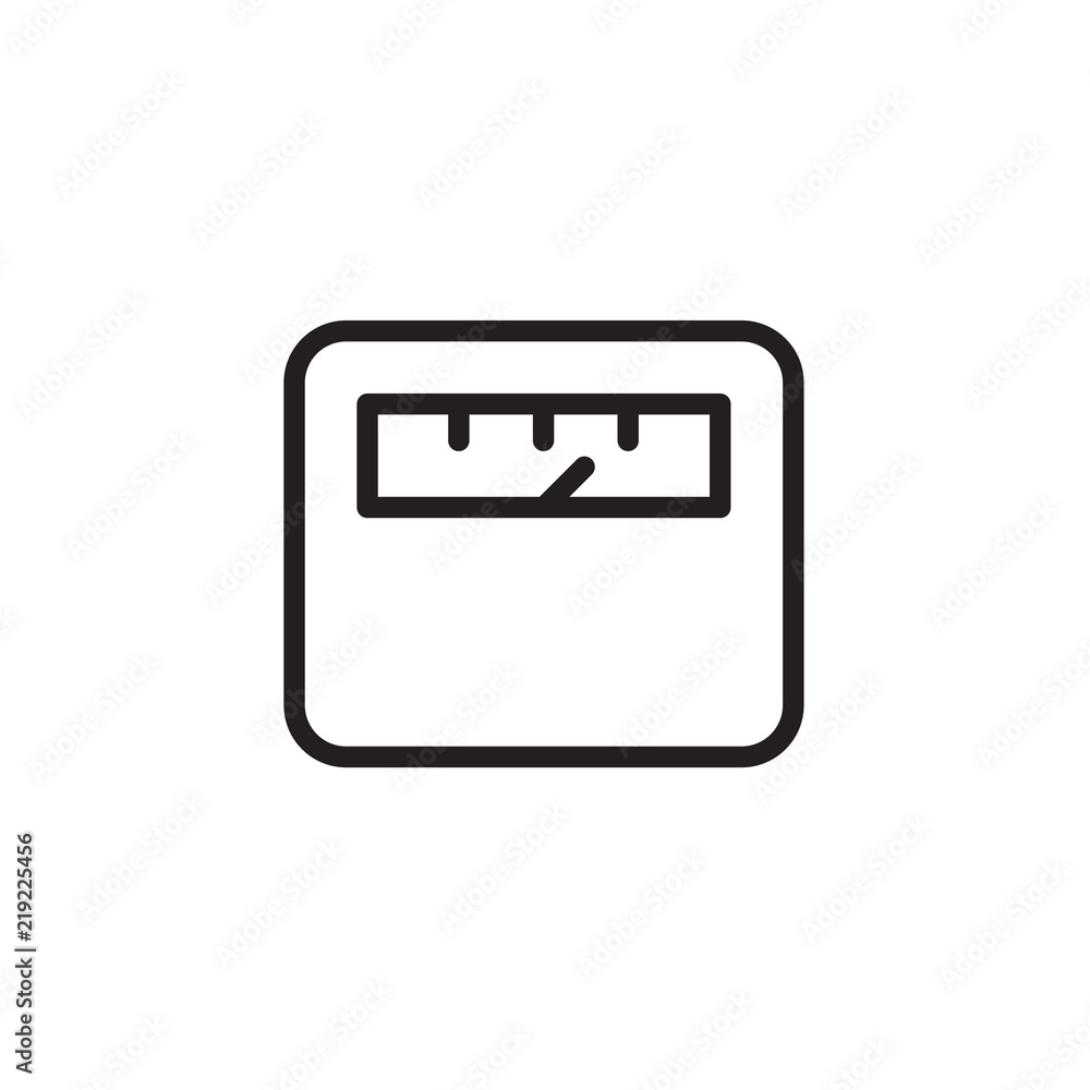 Weighing machine icon EPS 10 . Weighing machine icon EPS 10 .