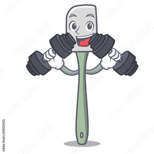 Fitness silicone spatula for cooking character cartoon