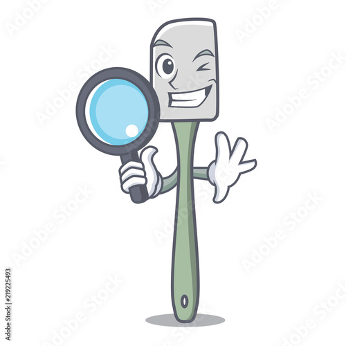 Detective silicone spatula kitchen utensils character cartoon
