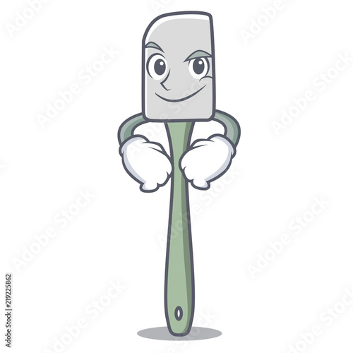 Smirking silicone spatula kitchen utensils character cartoon