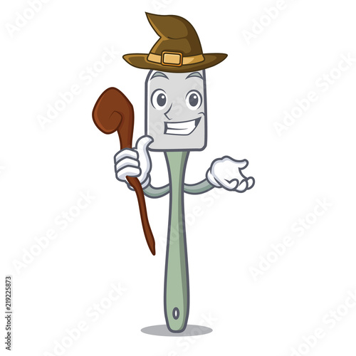 Witch cooking tool silicone spatula mascot cartoon