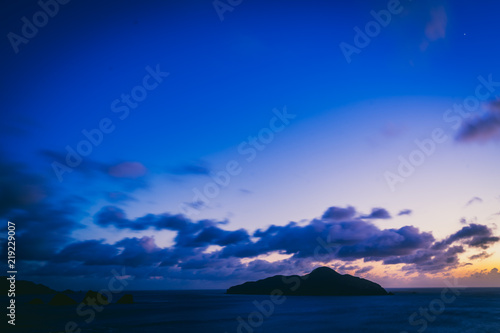 Sunset in Zamami Island, Okinawa, Japan