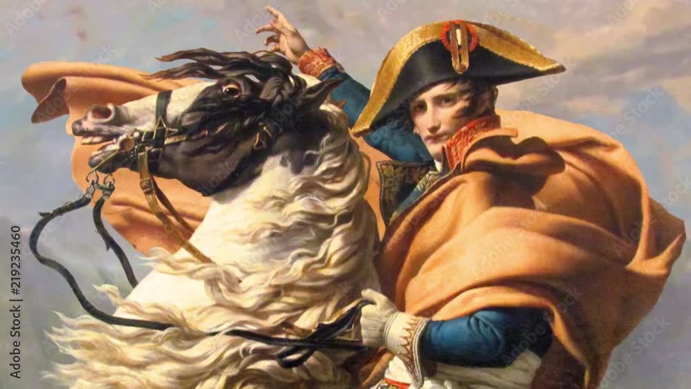 Napoleon Bonaparte on a Horse Stock Video | Adobe Stock