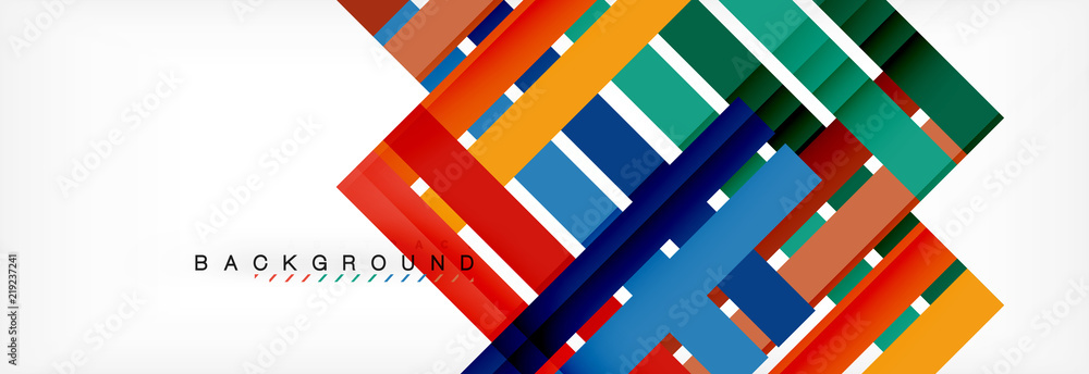 Naklejka premium Minimal line design abstract background