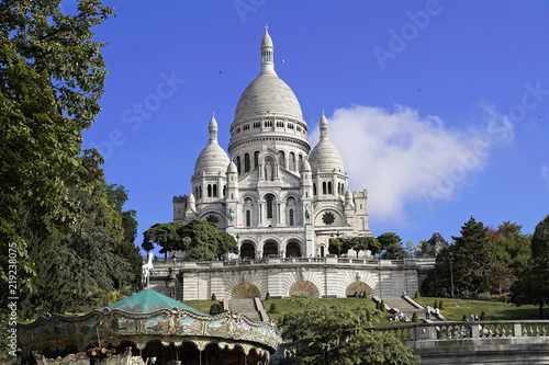 Sacré-Cœur, Montmartre, Paris, Frankreich, Europa ©  Egon Boemsch