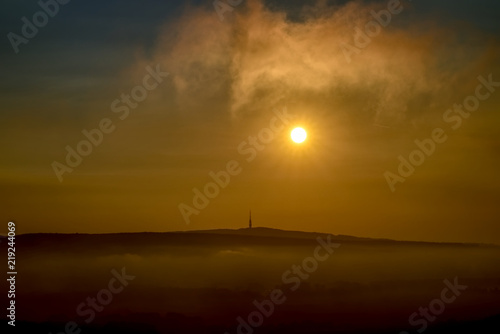 Sunrise and mountain Kamzik photo