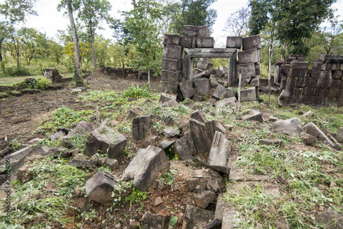 CAMBODIA SRA EM PRASAT NEAK BUOS KHMER TEMPLE photo