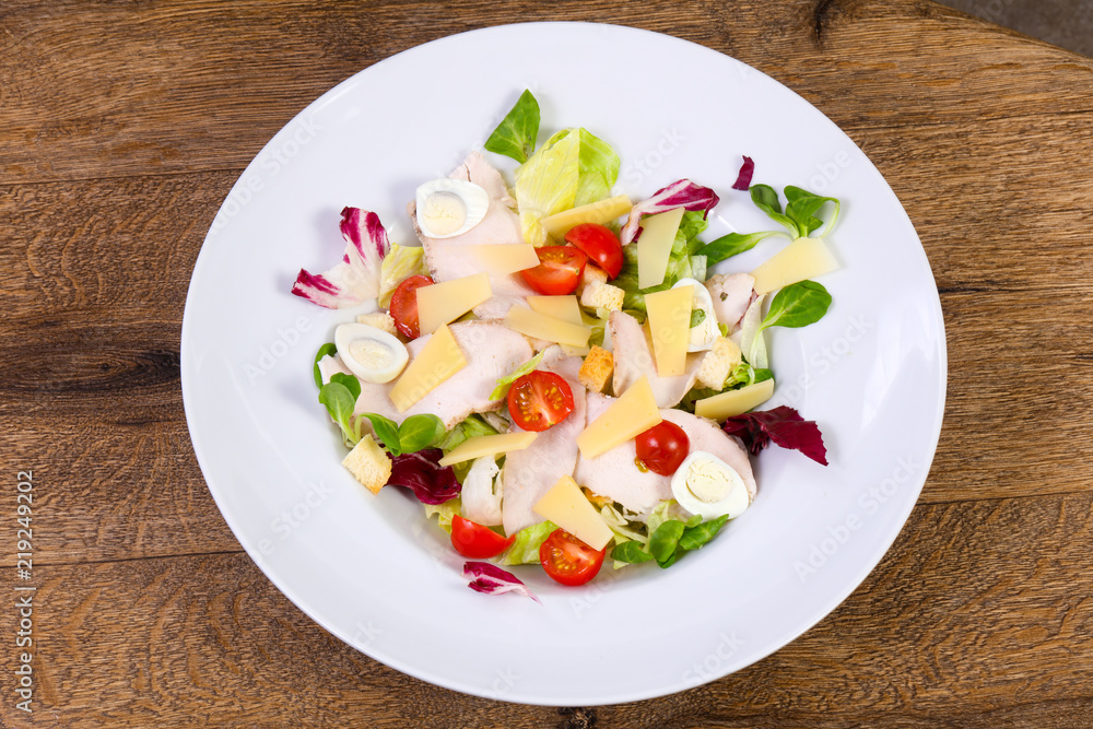 Salad with ham Salad with ham