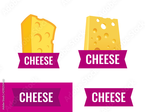 Cheese Logo on white backgr...