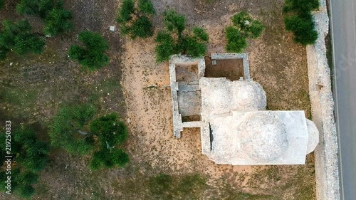 Remains of an ancient Byzantine church of Casale Balsignano near Bari. Apulia - Italy photo