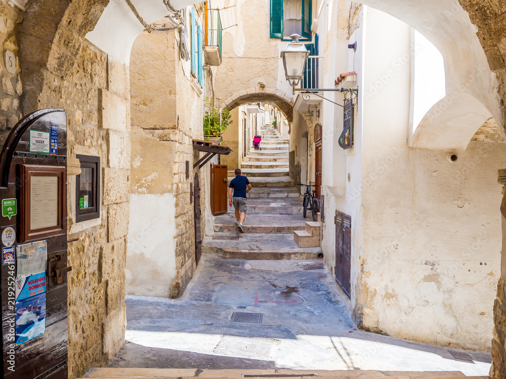 Among the alleys of Vieste, Gargano, Puglia
