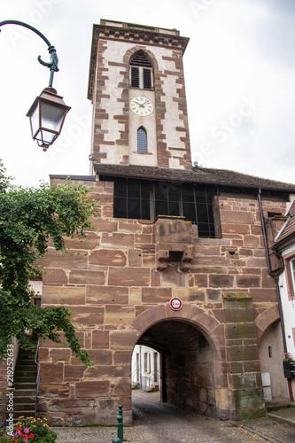 Wasselonne. Vue sur la tour du château. Alsace. Bas-Rhin. Grand Est photo