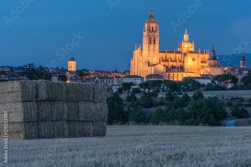 The Cathedral of Segovia in Castilla y León, the last Gothic cathedral built in Spain photo