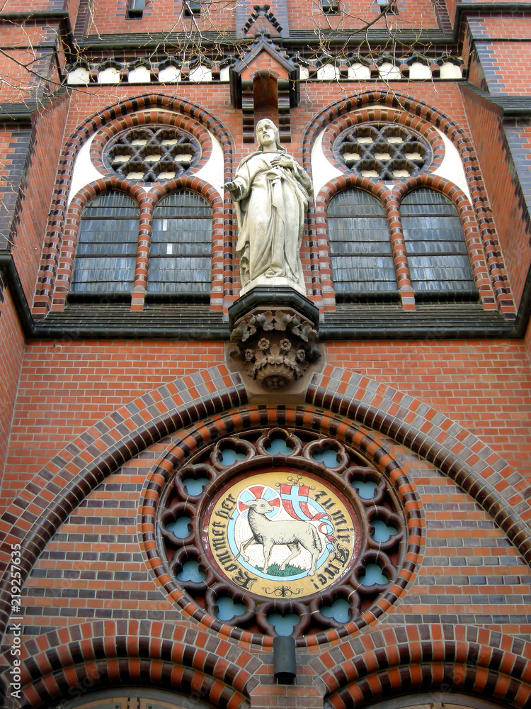 Obraz premium Berlin, Samariterkirche Detail