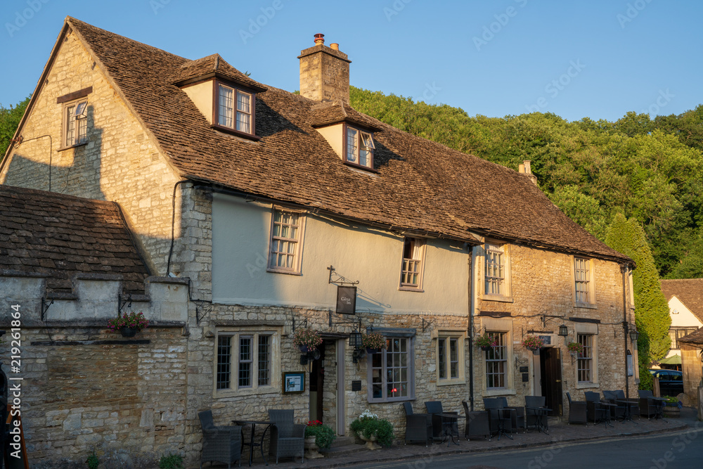 Castle Combe in Wiltshire is one of England's most picturesque villages and a popular destination for tourists. Castle Combe in Wiltshire is one of England's most picturesque villages and a popular destination for tourists.