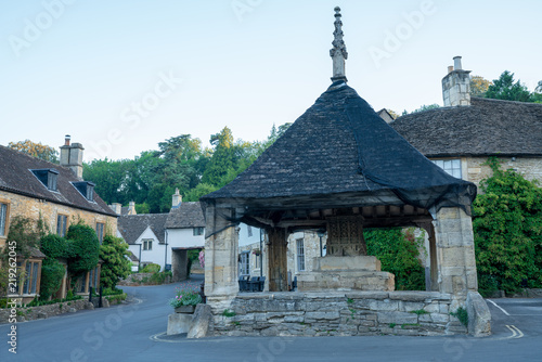 Castle Combe in Wiltshire is one of England's most picturesque villages and a popular destination for tourists. photo