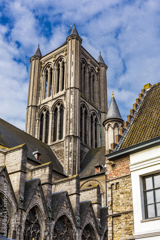 St. Bavo's Cathedral in Gent - belgium, is one of the most impressive buildings in the city St. Bavo's Cathedral in Gent - belgium, is one of the most impressive buildings in the city
