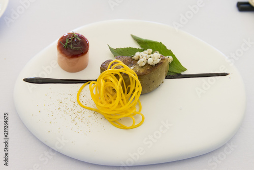 Obraz na płótnie Plats gastronomiques w salonie