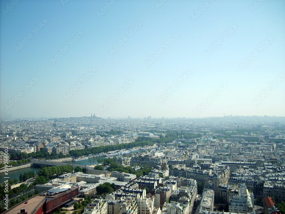 Paris from the Eiffel Tower Paris from the Eiffel Tower