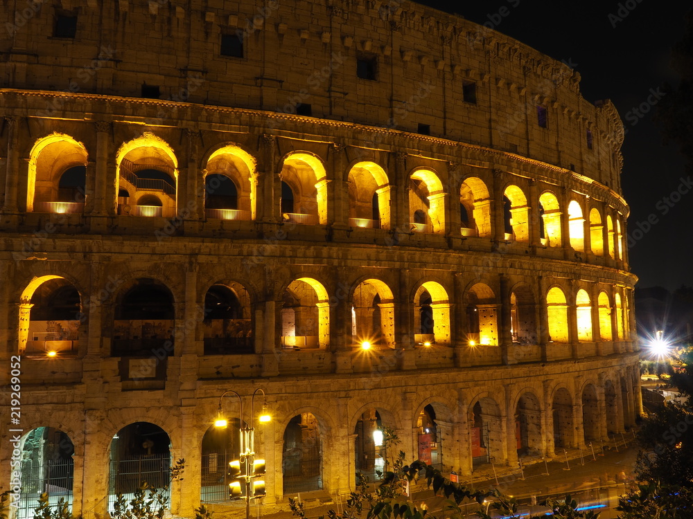 Colosseum in night, Rome