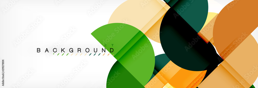 Circle abstract background, geometric illustration Circle abstract background, geometric illustration