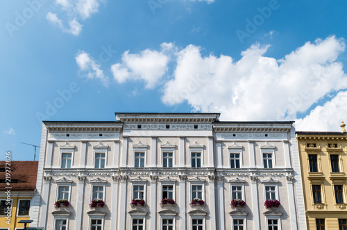 Low Angle View of Building against Cloudy Sky in Görlitz, Germany © Patrycia