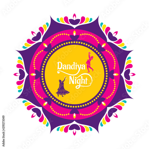 celebrate navratri festival poster design