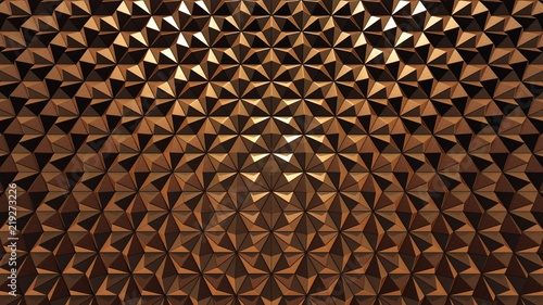 Copper background, 3D rendering