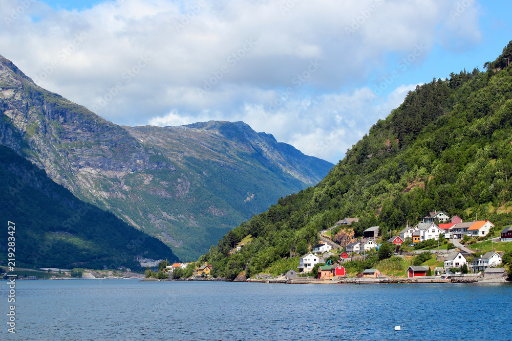 View of Hardanger fjord, Hordaland county, Norway