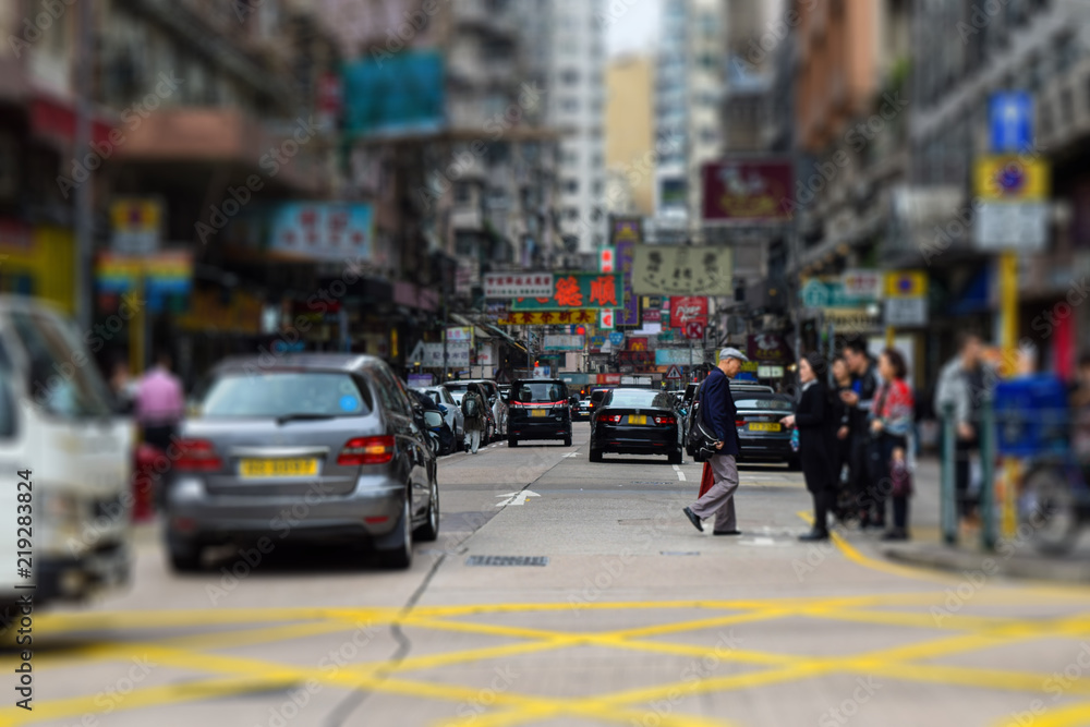 香港繁華街stock Photo Adobe Stock