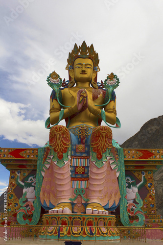 Maitreya Buddha, Diskit Monastery, Jammu and Kashmir, India