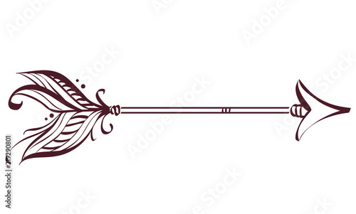 Boho Arrow Design Illustration