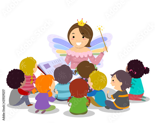 Stickman Kids Fairy Godmother Storytelling