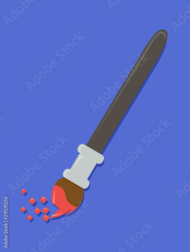 Digital Painting Brush Illu...