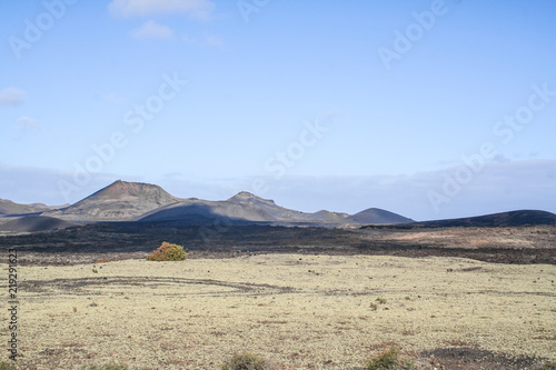 Los vulcanes park in Lanzarote