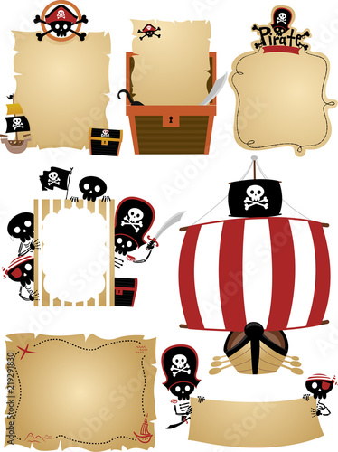 Pirate Invitations Banner I...