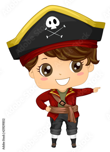 Pirate Kid Boy Costume Poin...