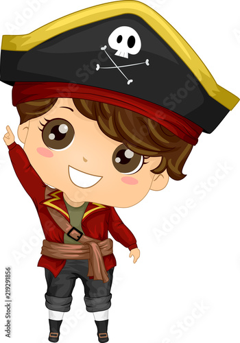 Pirate Kid Boy Costume Poin...