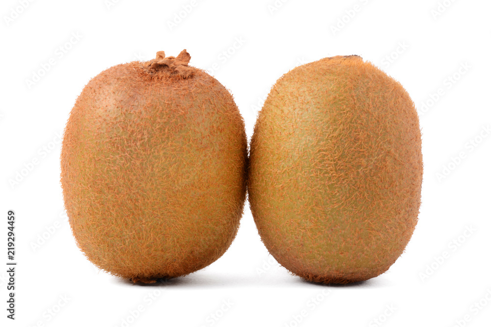 Kiwi Fruit On White Background Kiwi Fruit On White Background
