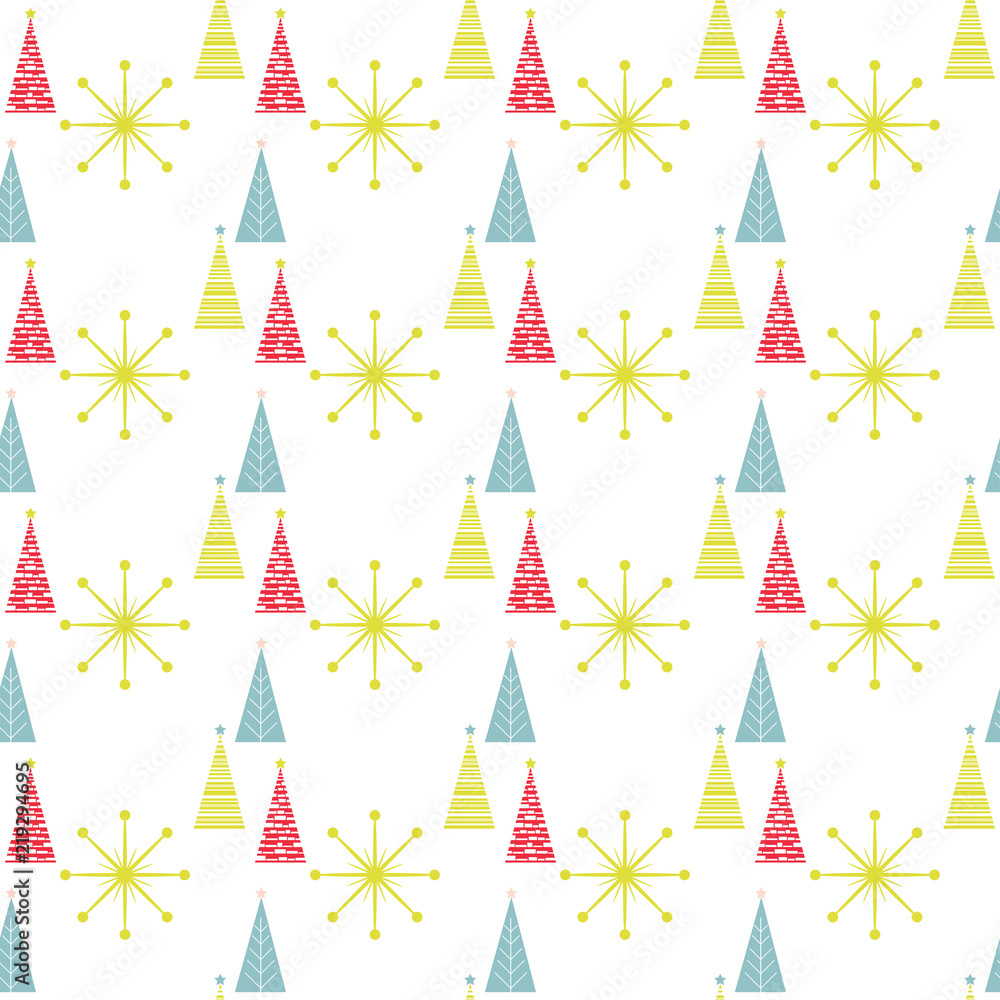 Christmas seamless pattern in Scandinavian minimalistic style. Can be used for wallpaper, pattern fills, web page background, surface textures, gifts. Vector illustration. Christmas seamless pattern in Scandinavian minimalistic style. Can be used for wallpaper, pattern fills, web page background, surface textures, gifts. Vector illustration.
