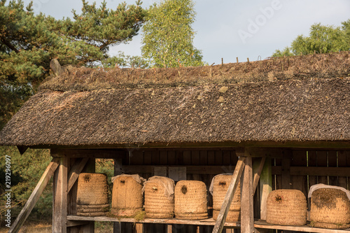 Photos Traditionelle Bienenkörbe