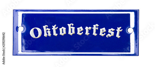 Oktoberfest Schild