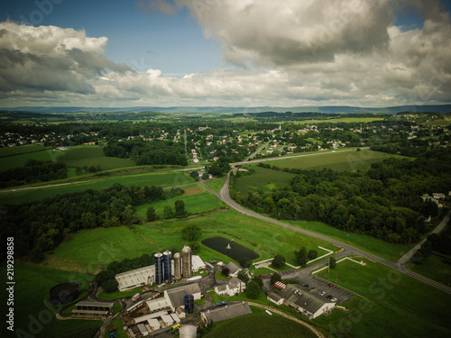 Aerial of Schnecksville, PA photo