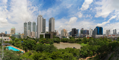 Photography Benjasiri park in Sukhumvit district