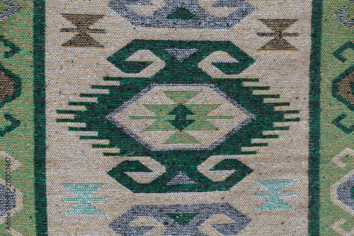 element of the Caucasian kilim pattern photo